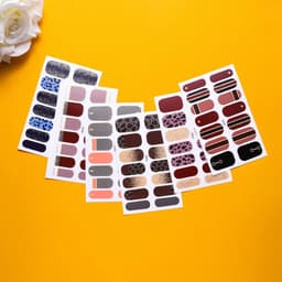 image-Manicure Halloween Stickers 3D Skull 12pcs