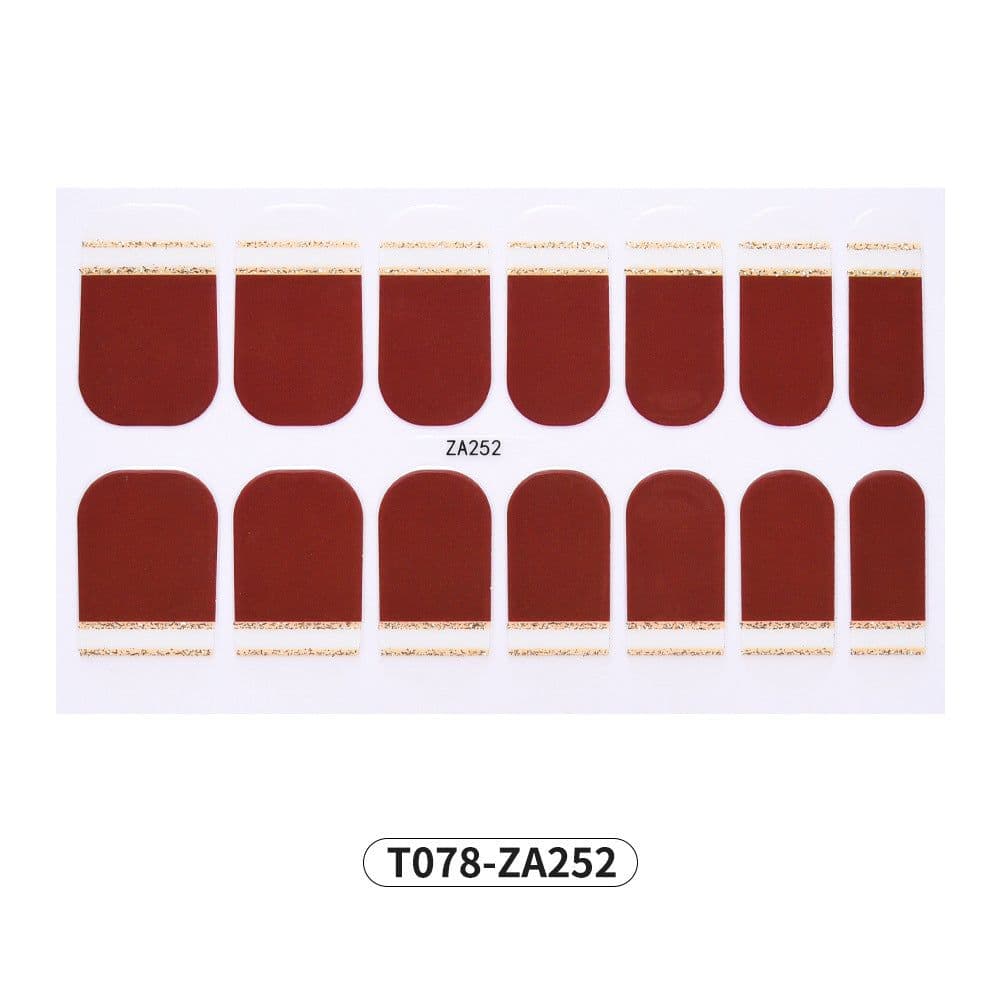image-Manicure Halloween Stickers 3D Skull 12pcs