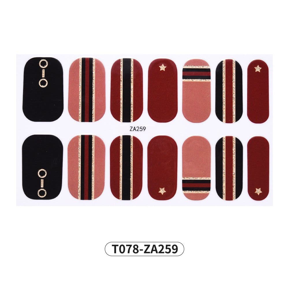 image-Manicure Halloween Stickers 3D Skull 12pcs