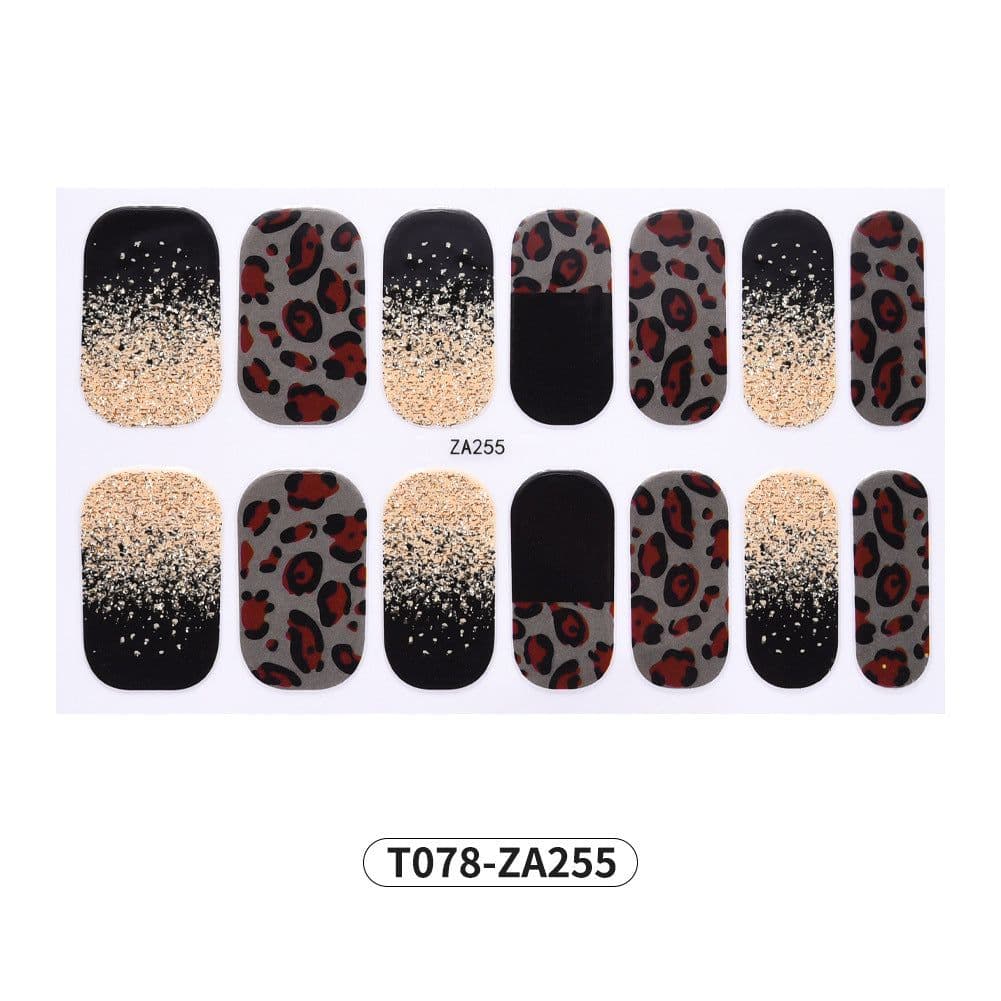 image-Manicure Halloween Stickers 3D Skull 12pcs