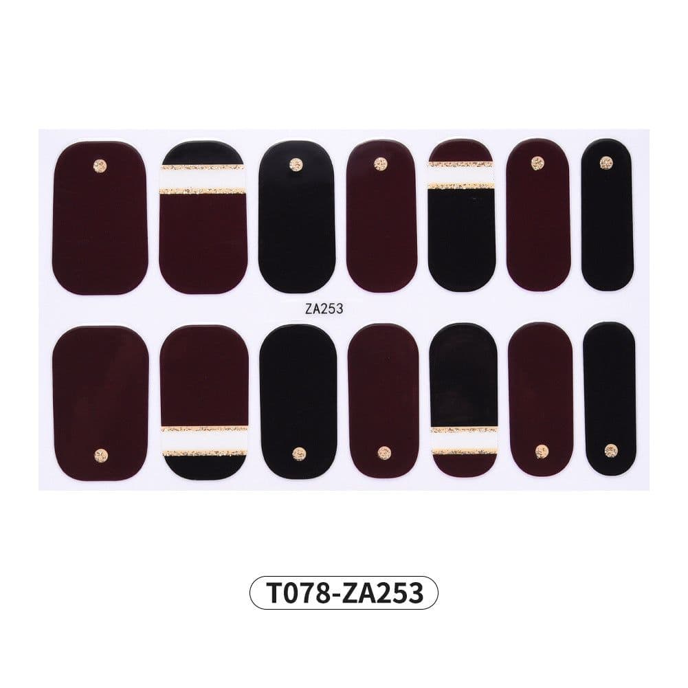 image-Manicure Halloween Stickers 3D Skull 12pcs