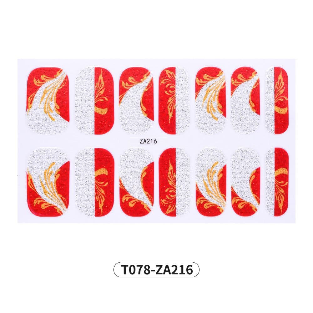 image-Manicure Halloween Stickers 3D Skull 12pcs