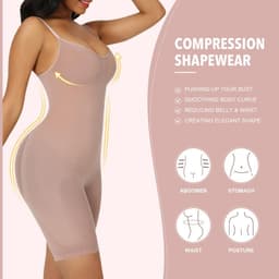 image-Seamless Full-Body Shapewear Corset Belt Women 2XL/3XL