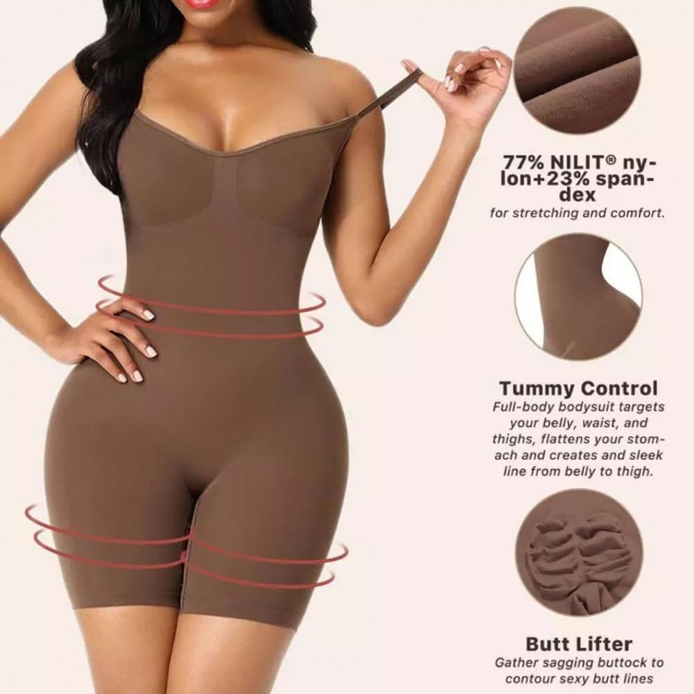 image-Seamless Full-Body Shapewear Corset Belt Women 2XL/3XL