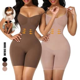 image-Seamless Full-Body Shapewear Corset Belt Women 2XL/3XL