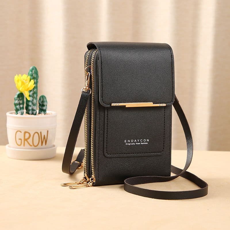 image-Endaycon Touch Screen Mobile Phone Messenger Bag