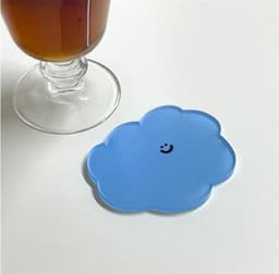 image-Acrylic Coaster with Printed Logo