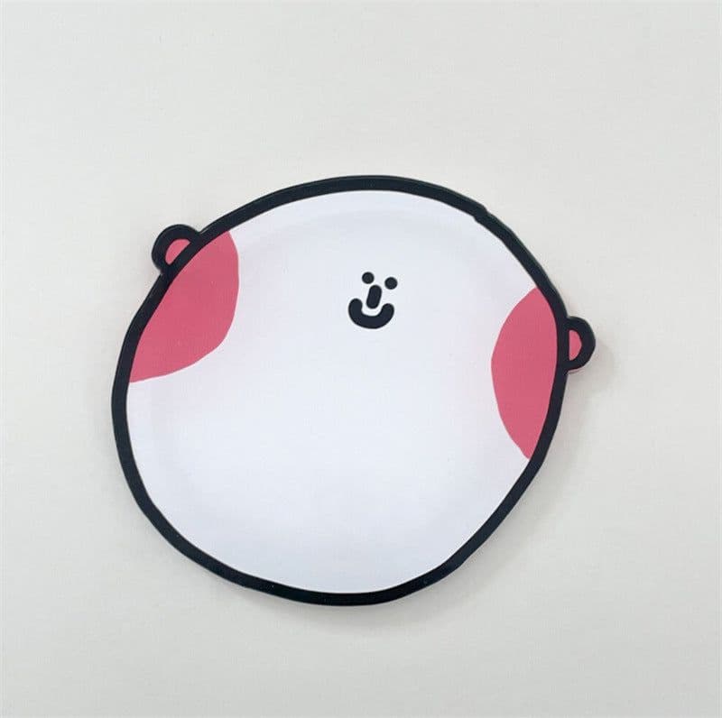 image-Acrylic Coaster with Printed Logo