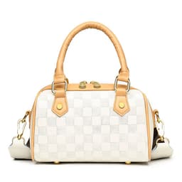 image-Genuine Leather Crossbody Tote Bag with Zipper
