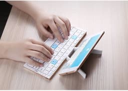 image-BOW Hangshi Folding Bluetooth Keyboard 60-Key