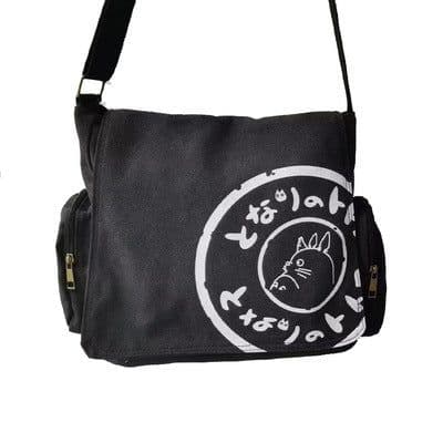 image-Totoro Canvas Messenger Bag