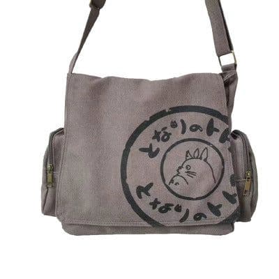 image-Totoro Canvas Messenger Bag