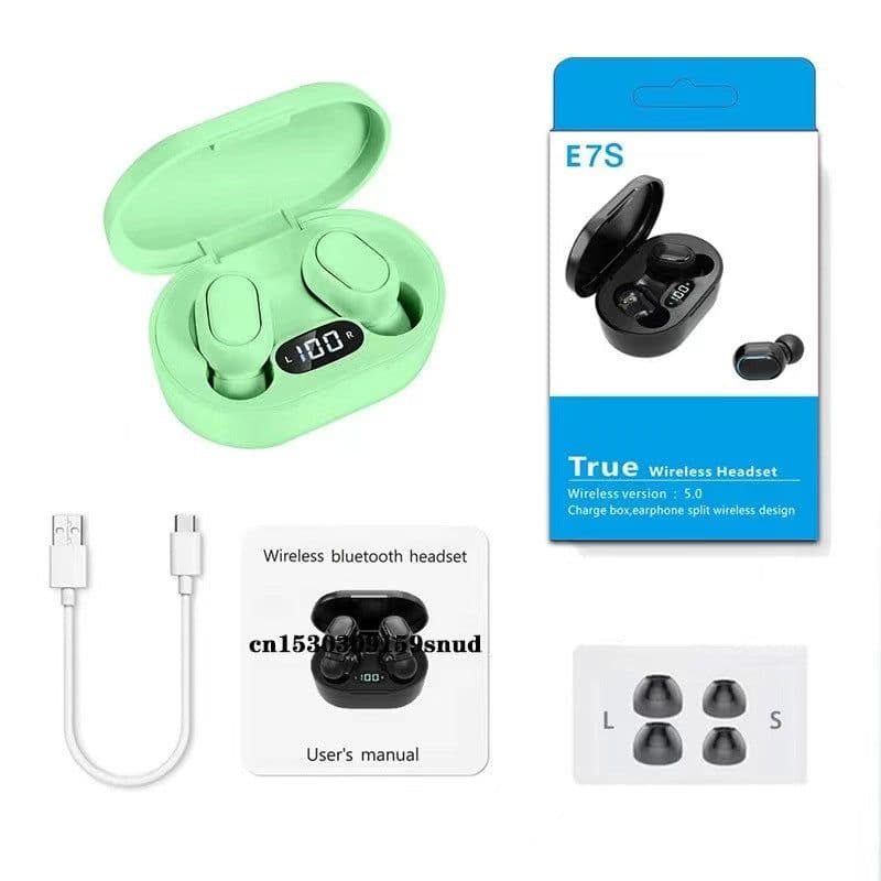 image-Cross-border E7S Digital Display Bluetooth Headset