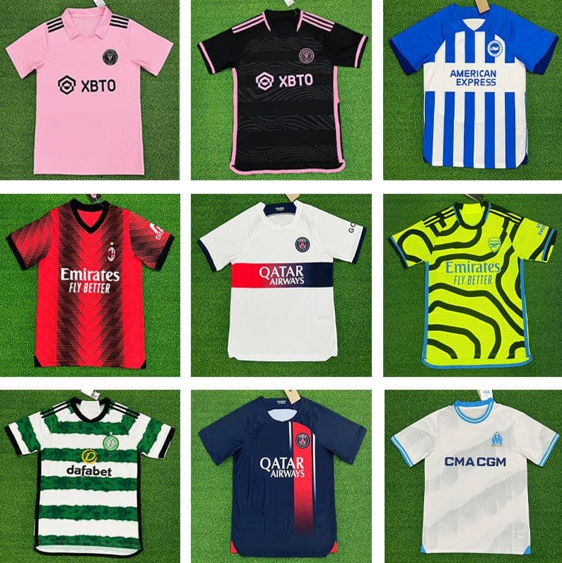 image-Paris Jersey Green White Stripe XXL