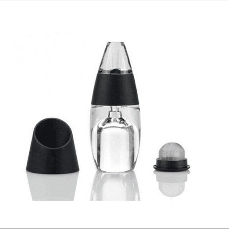 image-FH-Wine Decanter Black Acrylic Quick Pourer