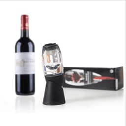 image-FH-Wine Decanter Black Acrylic Quick Pourer