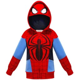 image-Boys' Cartoon Zip Hoodie Black Bat 3-8Y