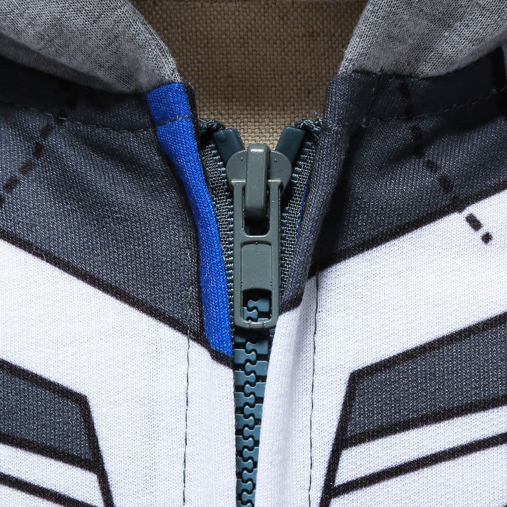 image-Boys' Cartoon Zip Hoodie Black Bat 3-8Y