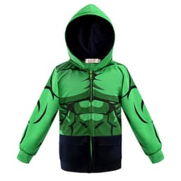 image-Boys' Cartoon Zip Hoodie Black Bat 3-8Y