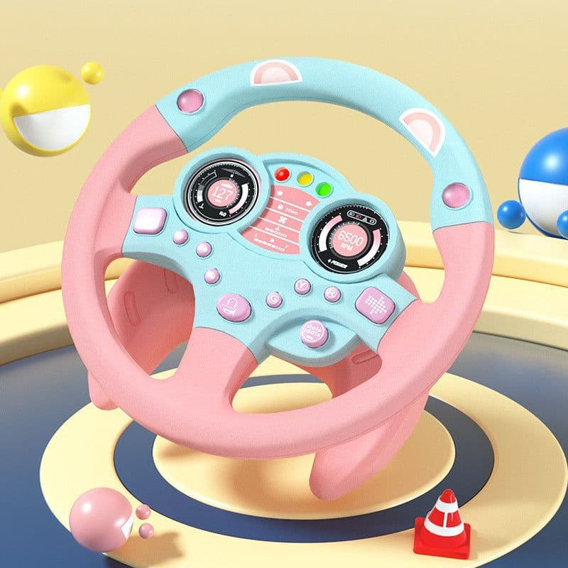 image-Children's Steering Wheel Toy 4-6 Years Old Educational