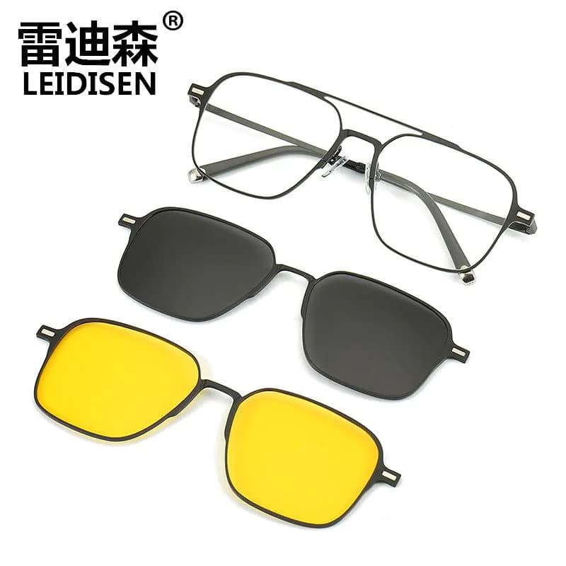 image-Polarized Sunglasses 7009 UV400 Magnetic Myopia
