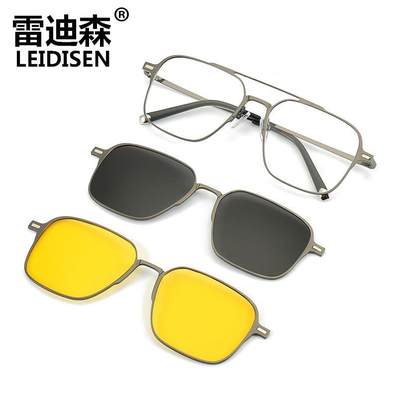 image-Polarized Sunglasses 7009 UV400 Magnetic Myopia