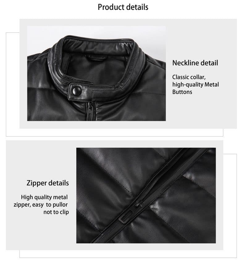 image-Brother Jiutong PU Leather Jacket Men's XXXL Casual