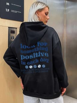 image-Women's Fleece Hoodie with Kangaroo Pocket