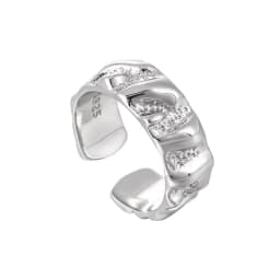 image-017 S925 Sterling Silver Geometric Ring for Women