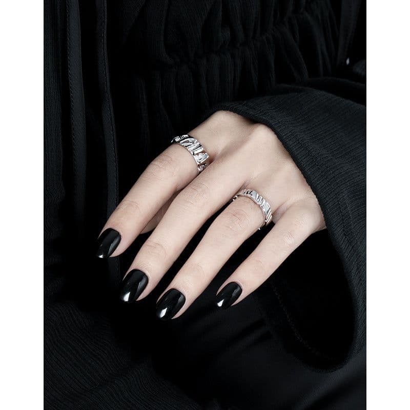 image-017 S925 Sterling Silver Geometric Ring for Women