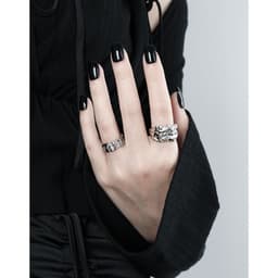 image-017 S925 Sterling Silver Geometric Ring for Women