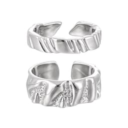 image-017 S925 Sterling Silver Geometric Ring for Women