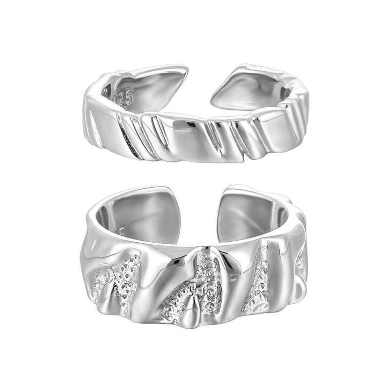 image-017 S925 Sterling Silver Geometric Ring for Women