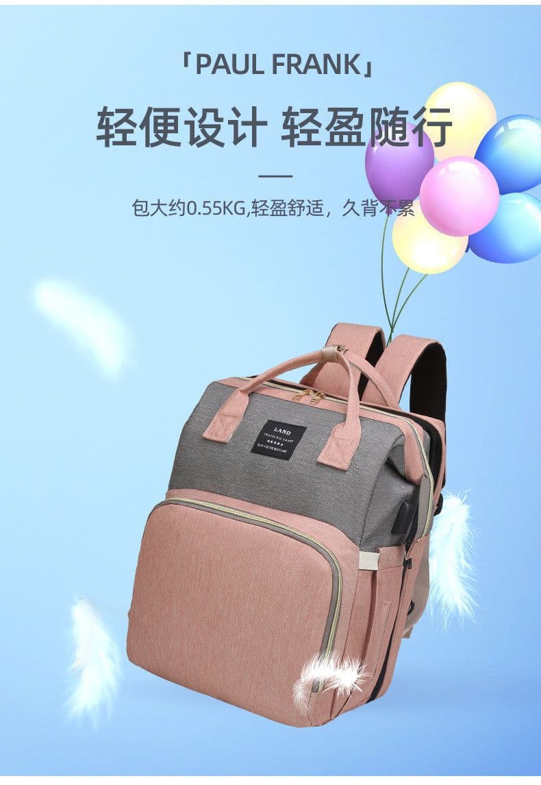 image-Mommy Bag Waterproof Travel Backpack