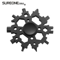 image-23-in-1 Multi-Tool Snowflake Wrench Keychain