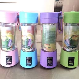 image-Rechargeable 6-Blade Electric Mini Juicer Cup