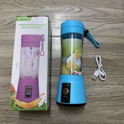 image-Rechargeable 6-Blade Electric Mini Juicer Cup