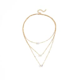 image-Multi-Layer Star Heart Water Drops Pendant Necklace