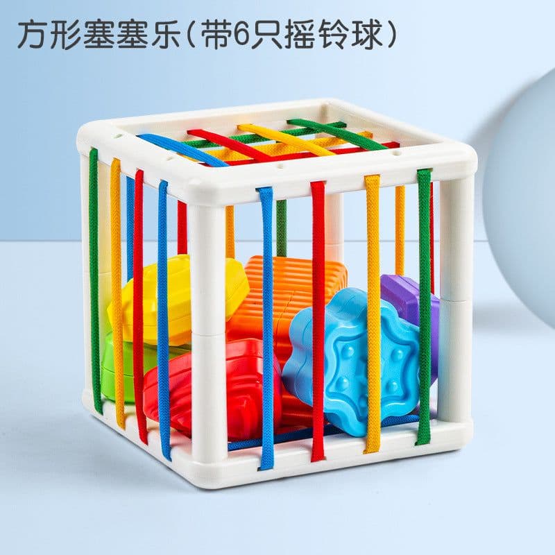 image-Cross-border Rainbow Sesele Baby Shape Sorting Toy