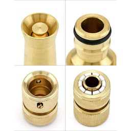 image-Brass Shower Nozzle Set 4/6 High Pressure Car Wash