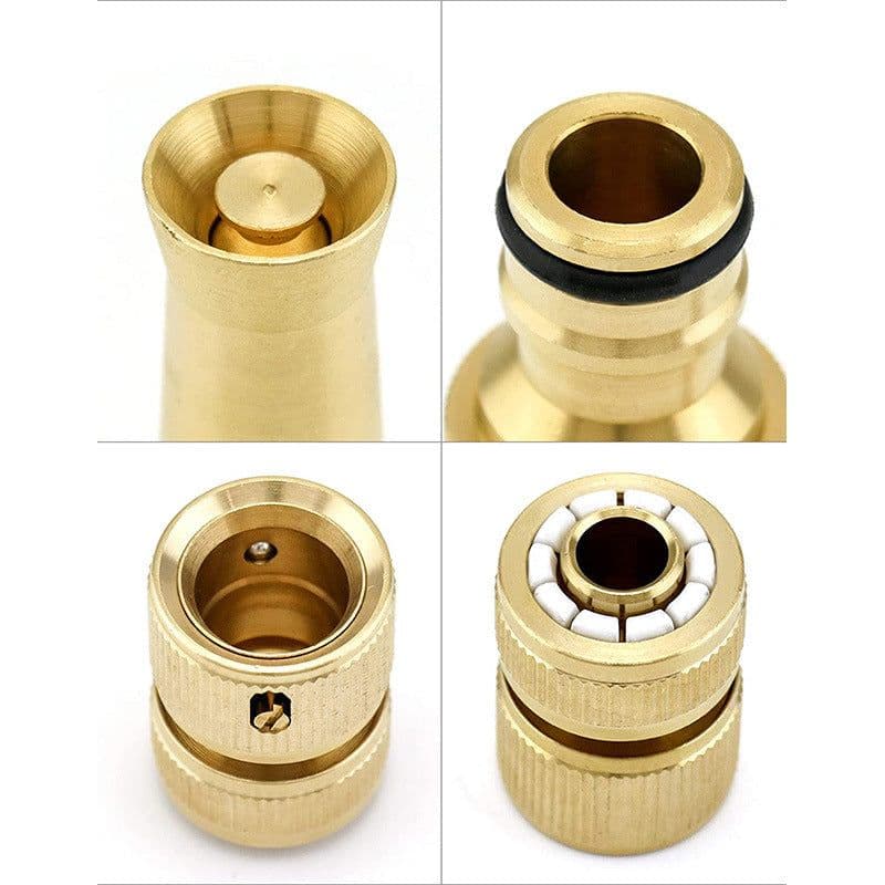 image-Brass Shower Nozzle Set 4/6 High Pressure Car Wash
