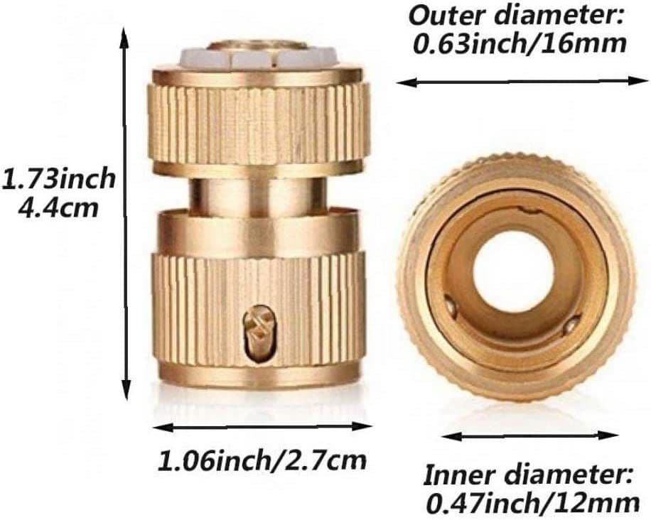 image-Brass Shower Nozzle Set 4/6 High Pressure Car Wash