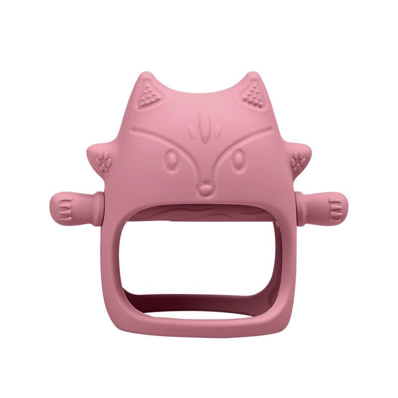 image-Baby Anti-Eating Hand Guard Teether, Silicone