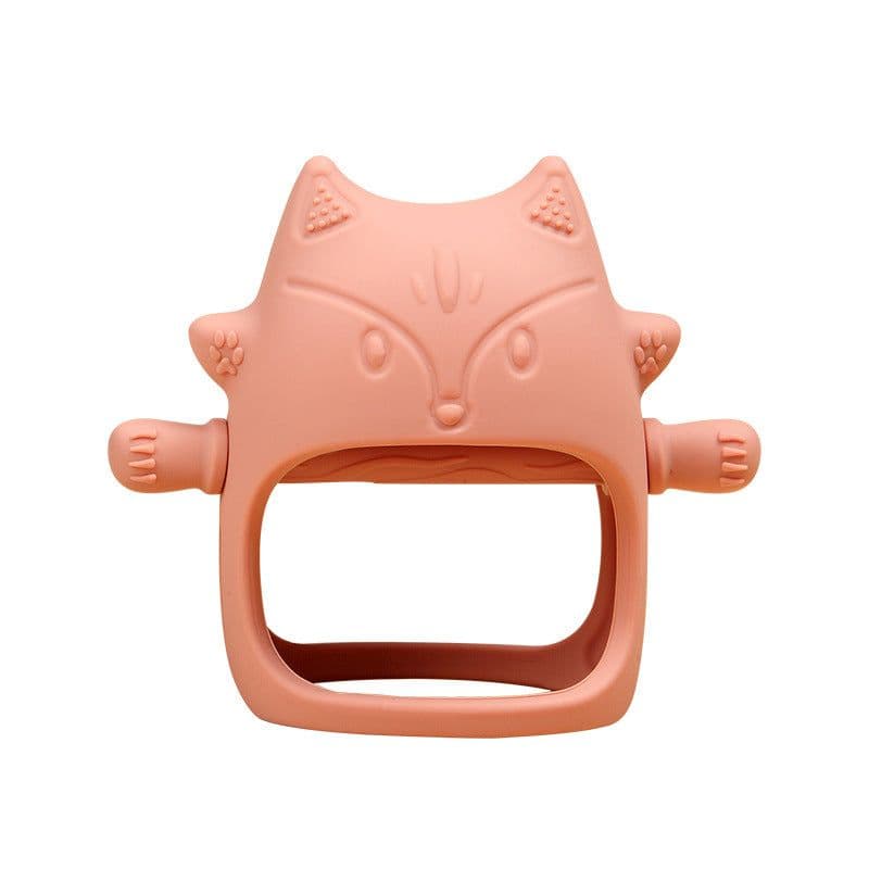 image-Baby Anti-Eating Hand Guard Teether, Silicone