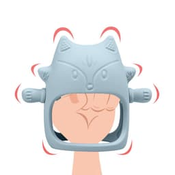 image-Baby Anti-Eating Hand Guard Teether, Silicone