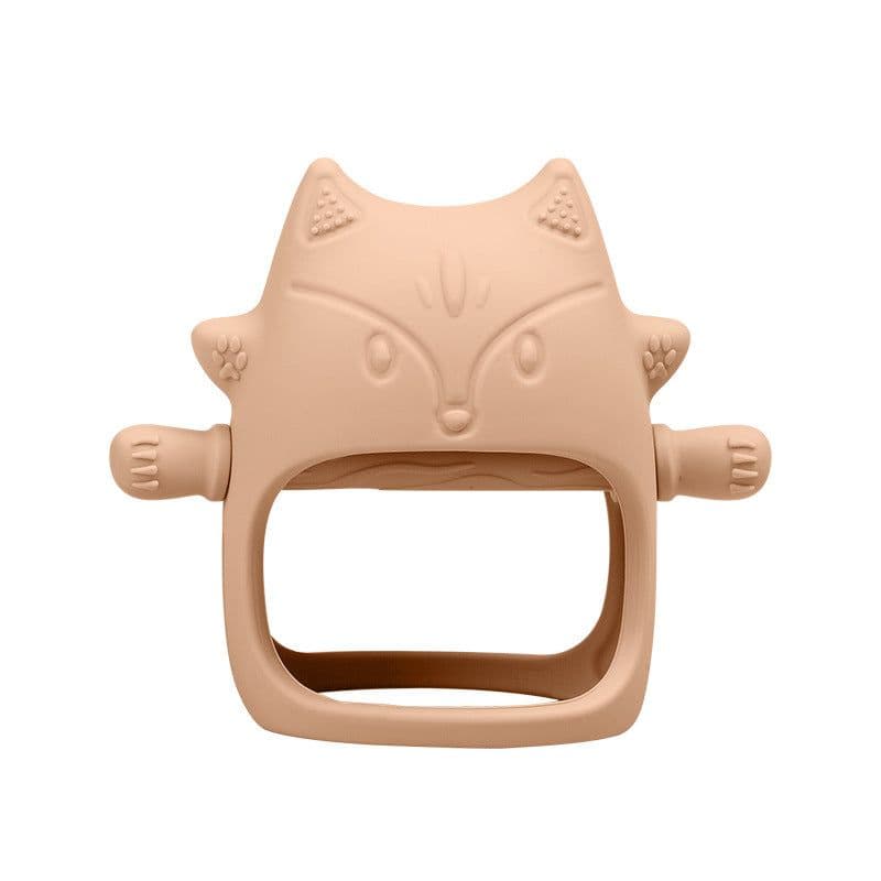 image-Baby Anti-Eating Hand Guard Teether, Silicone