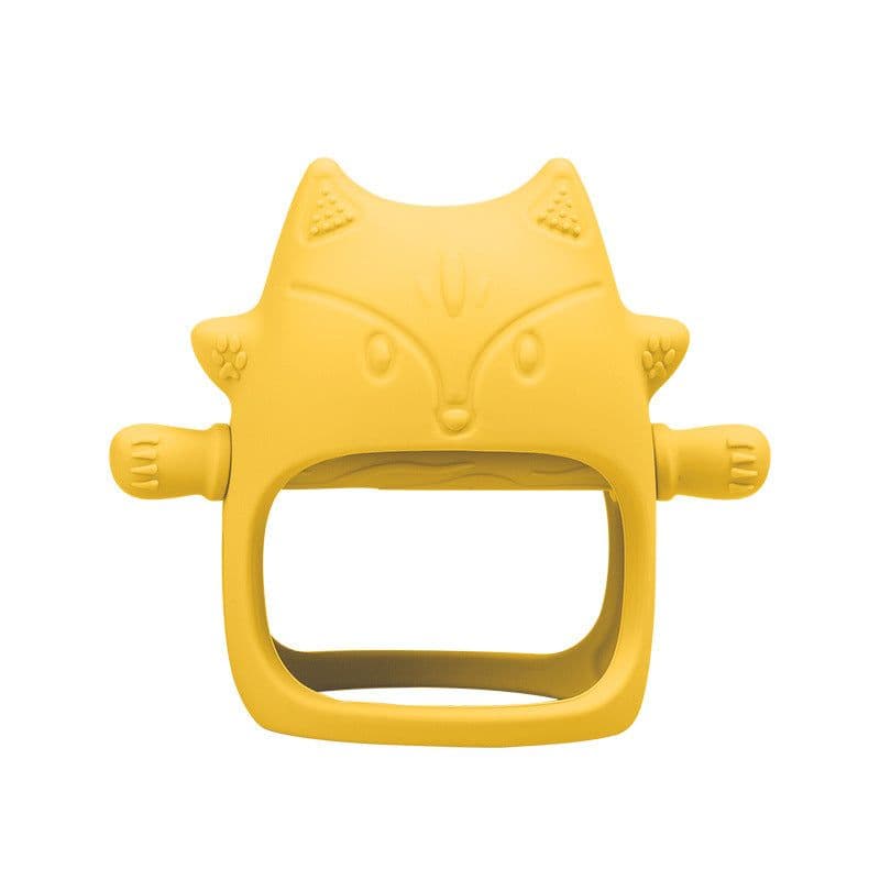 image-Baby Anti-Eating Hand Guard Teether, Silicone
