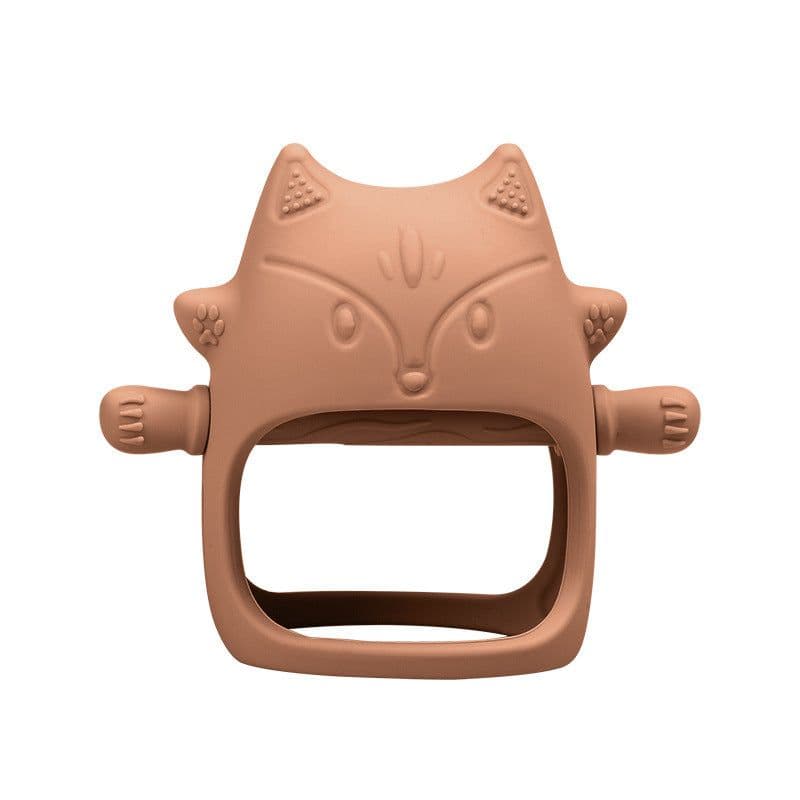 image-Baby Anti-Eating Hand Guard Teether, Silicone