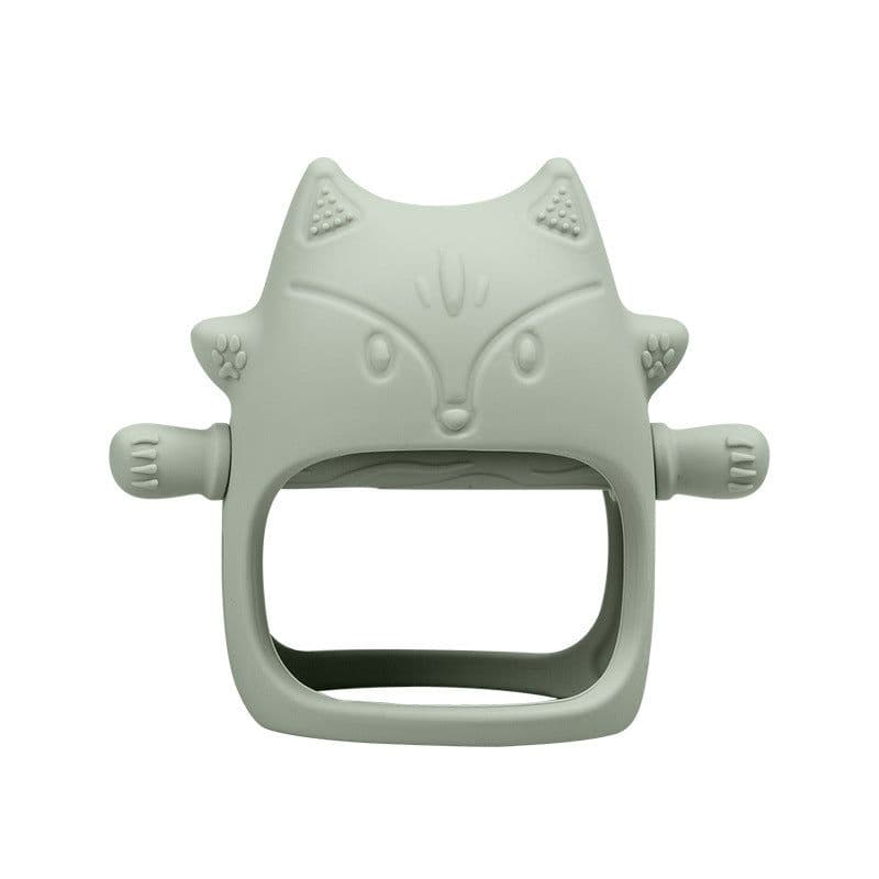 image-Baby Anti-Eating Hand Guard Teether, Silicone