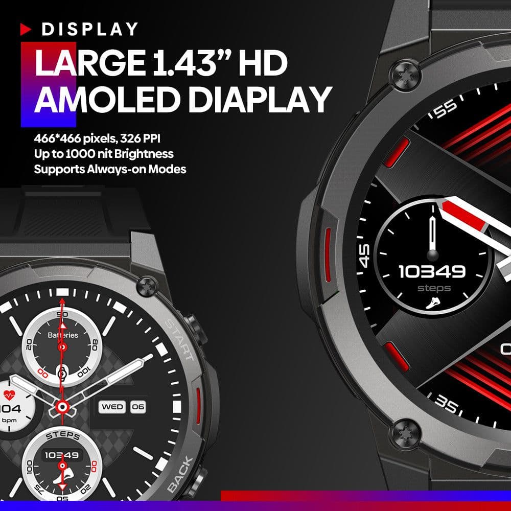 image-Zeblaze VIBE 7 PRO 1.43" AMOLED Smartwatch